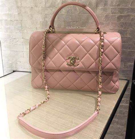 chanel fur bag pink|chanel pink top handle bag.